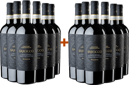 6+6 Paket Barocco Riserva Montepulciano d'Abruzzo Colline Teramane DOCG
