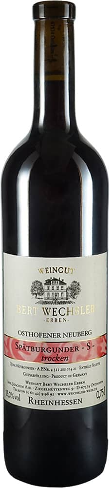 2019 Osthofener Neuberg Spätburgunder ‚S‘ Qualitätsrotwein