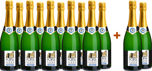 10+2 Paket Porta CLXXX Riesling Jahrgangssekt