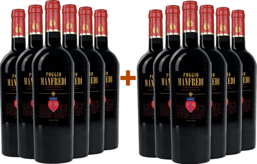 6+6 Paket Poggio Manfredi Supertuscan IGP