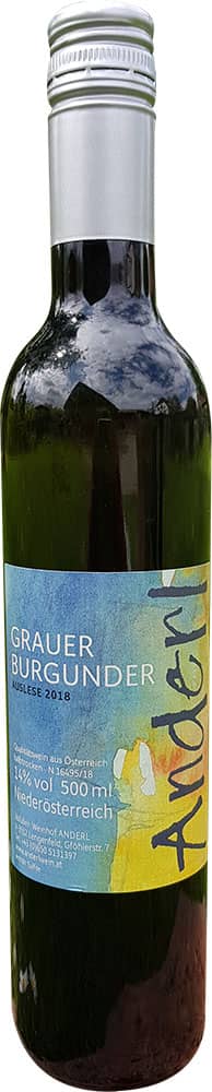 2018 Grauer Burgunder Auslese 0,5 L