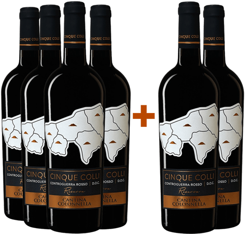 4+2 Paket Cinque Colli Riserva Controguerra DOC