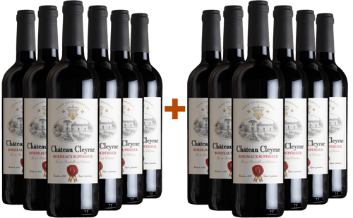 6+6 Château Cleyrac Bordeaux Supérieur AOP