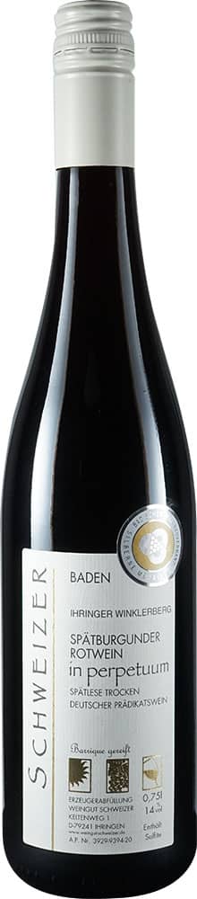 2019 Ihringer Winklerberg Spätburgunder Rotwein im Barrique gereift "in Perpetuum"