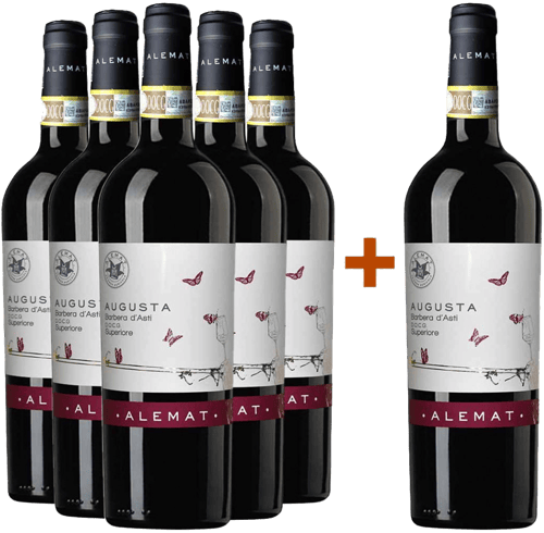 5+1 Paket Augusta Barbera d'Asti Superiore DOCG