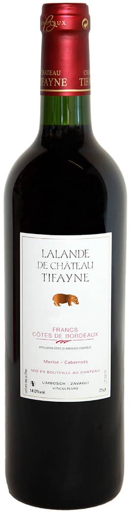 2016 Lalande de Château Tifayne Francs Côtes de Bordeaux AOP