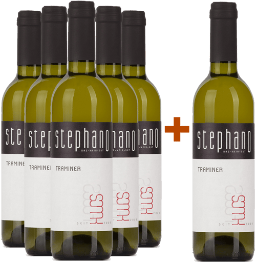 5+1 Paket Traminer halbtrocken 