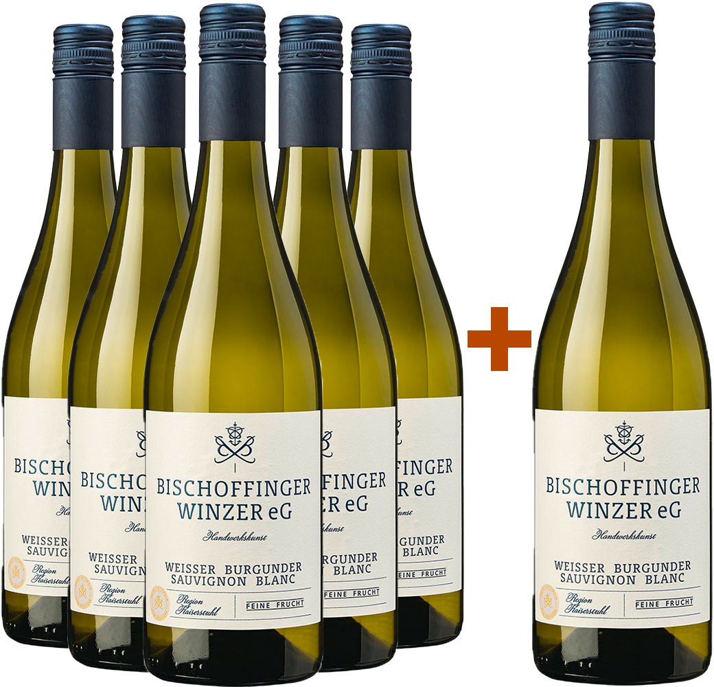 5+1 Paket Weißburgunder & Sauvignon Blanc lieblich