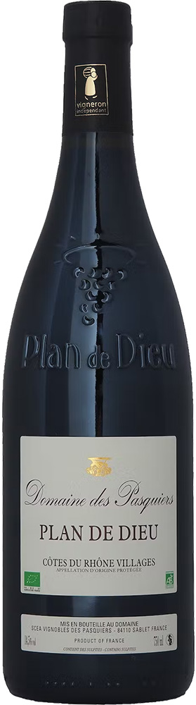 2023 Côtes du Rhône villages Plan de Dieu AOP BIO