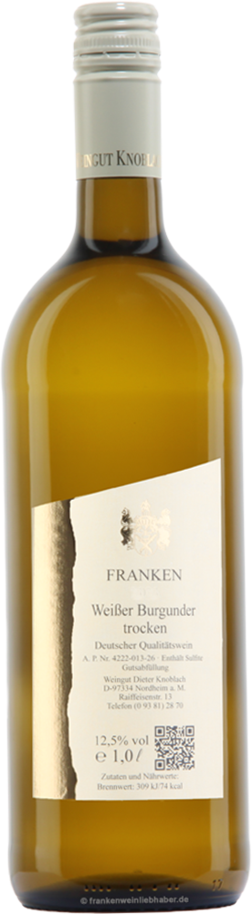 2025 Weißer Burgunder 1,0 L