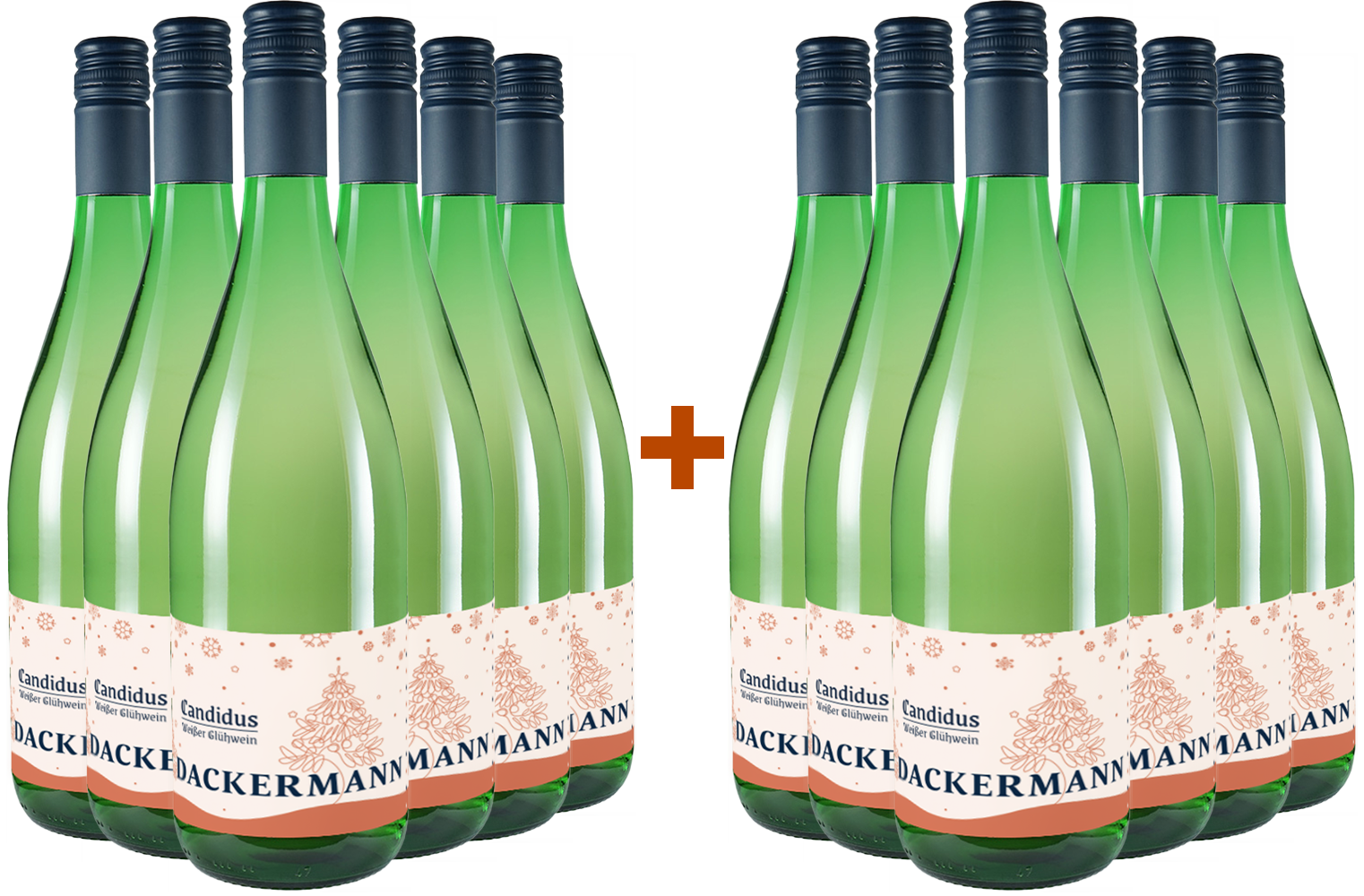6+6 Paket Candidus Glühwein Weiß 1,0 L