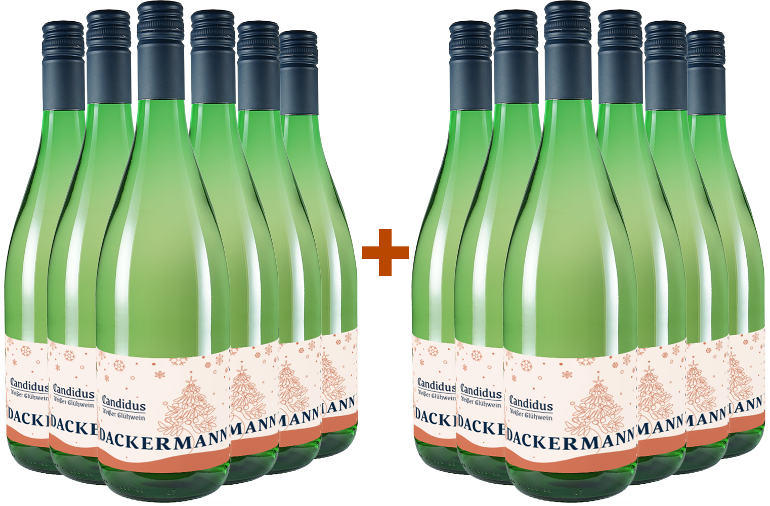 6+6 Paket Candidus Glühwein Weiß 1,0 L 6+6 Paket Candidus Glühwein Weiß 1,0 L