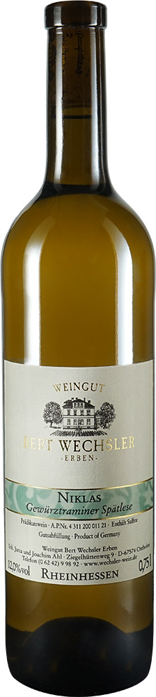2020 Niklas Gewürztraminer Spätlese