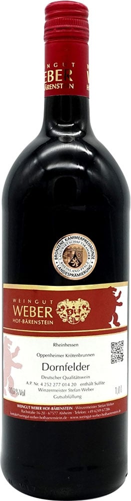 2021 Oppenheimer Krötebrunnen Dornfelder