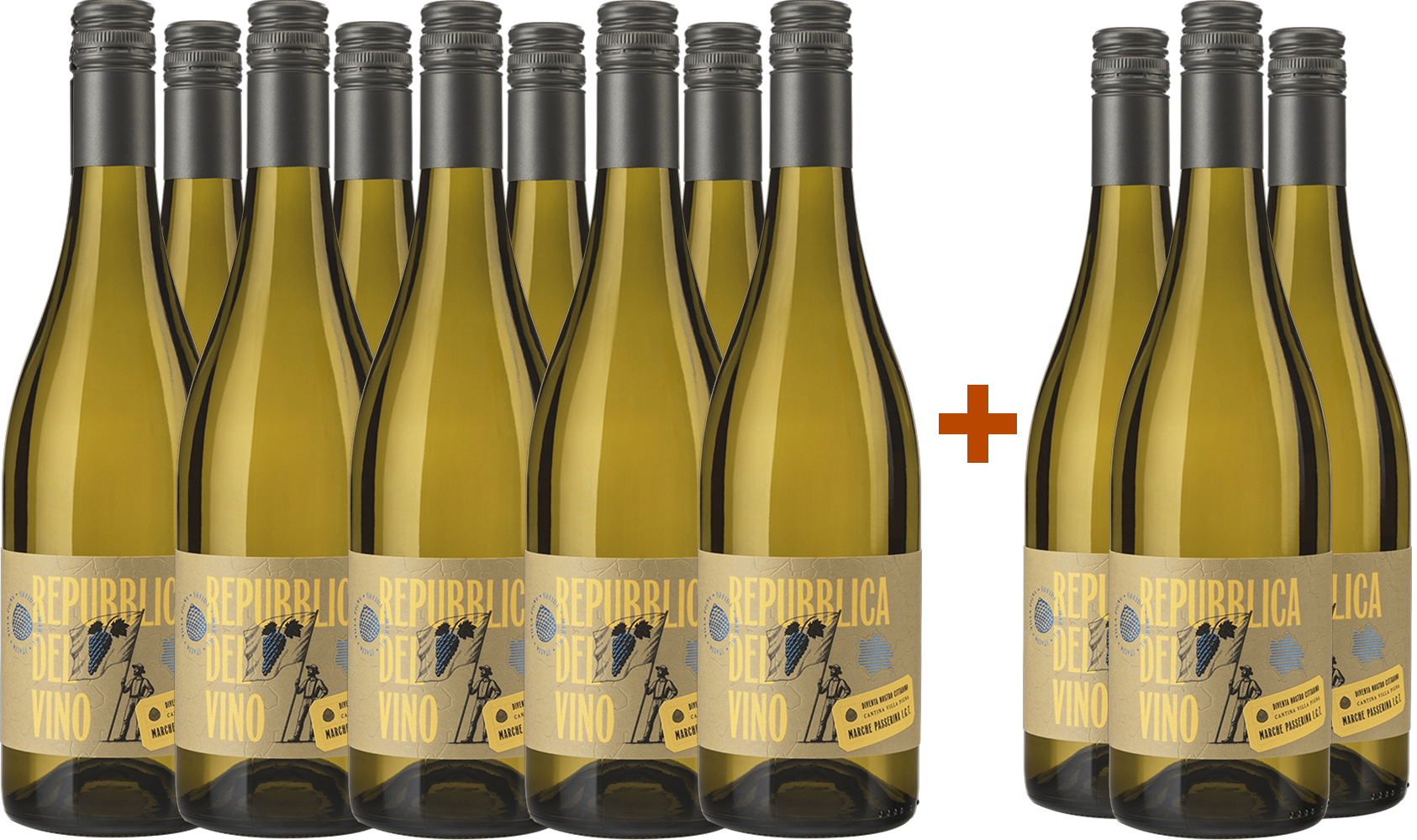 Repubblica del Vino Passerina Marche IGP Kennenlern-Paket Repubblica del Vino Passerina Marche IGP Kennenlern-Paket