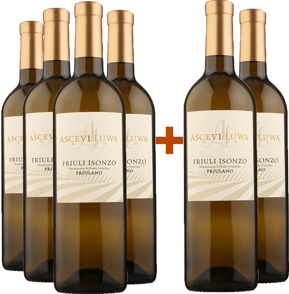 4+2 Paket Friulano Friuli Isonzo DOC 4+2 Paket Friulano Friuli Isonzo DOC