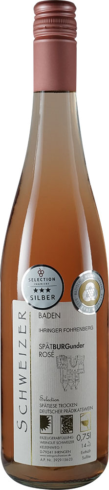 2022 Ihringer Fohrenberg Spätburgunder Rosé 0,74 L