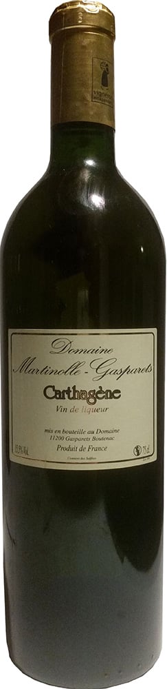 2016 Cuvée "Cartagène Rouge" 2016 Cuvée "Cartagène Rouge"