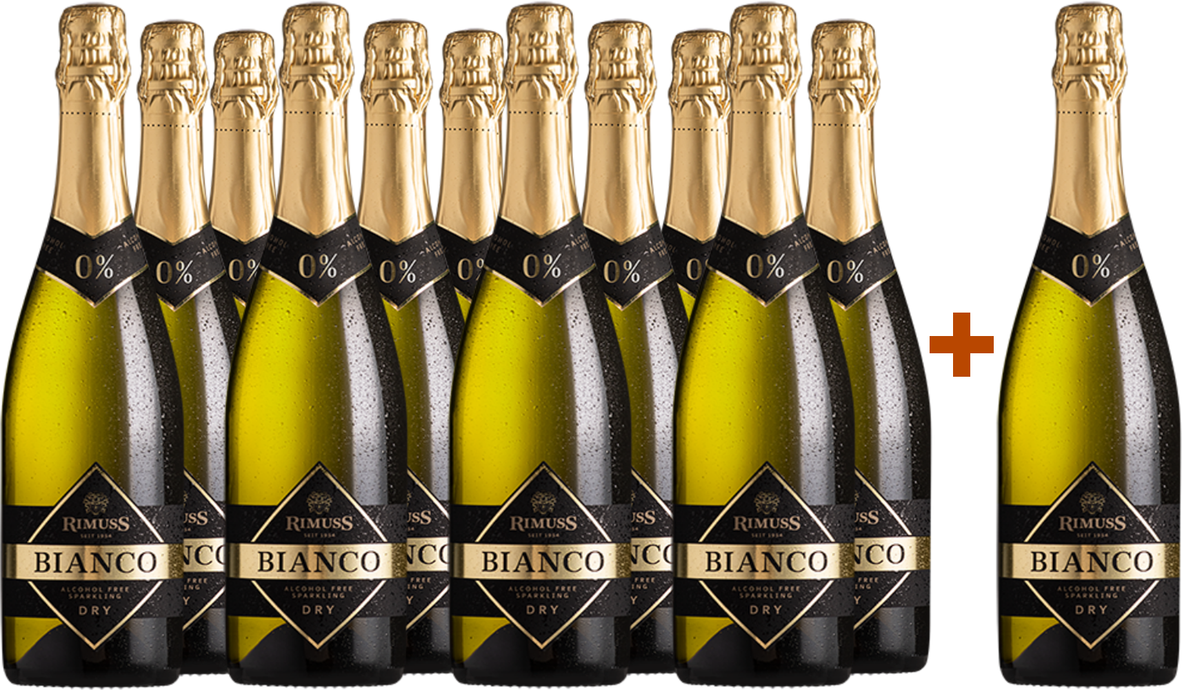11+1 Rimuss Bianco Sparkling Dry ohne Alkohol