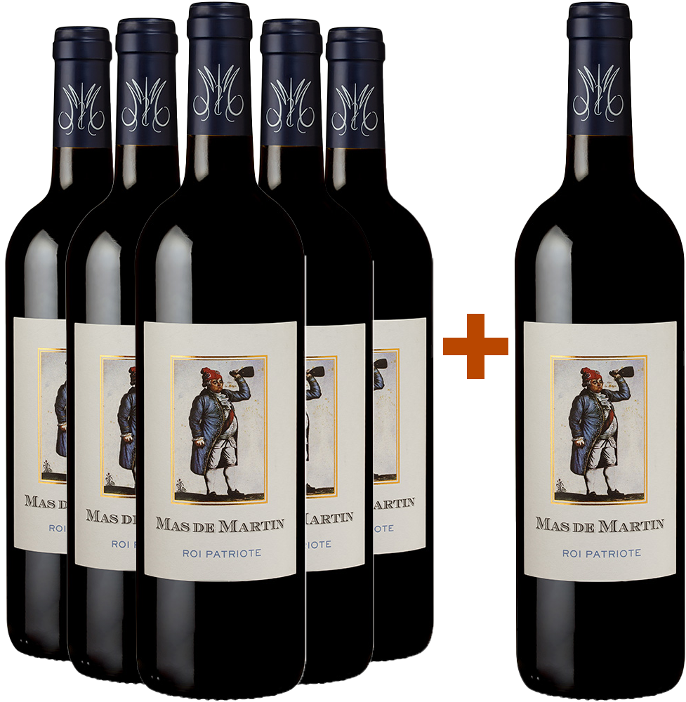 5+1 Paket Cuvée Roi patriote Saint Guilhem IGP