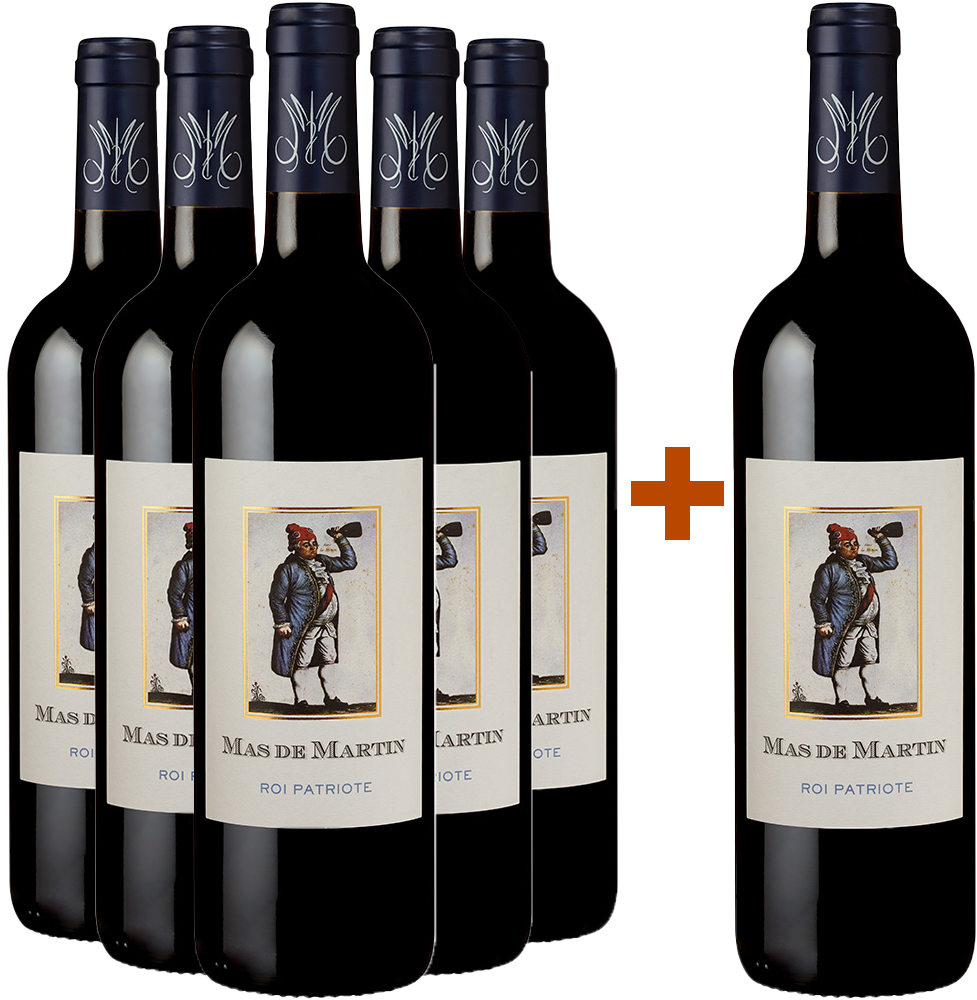 5+1 Paket Cuvée Roi patriote Saint Guilhem IGP 5+1 Paket Cuvée Roi patriote Saint Guilhem IGP