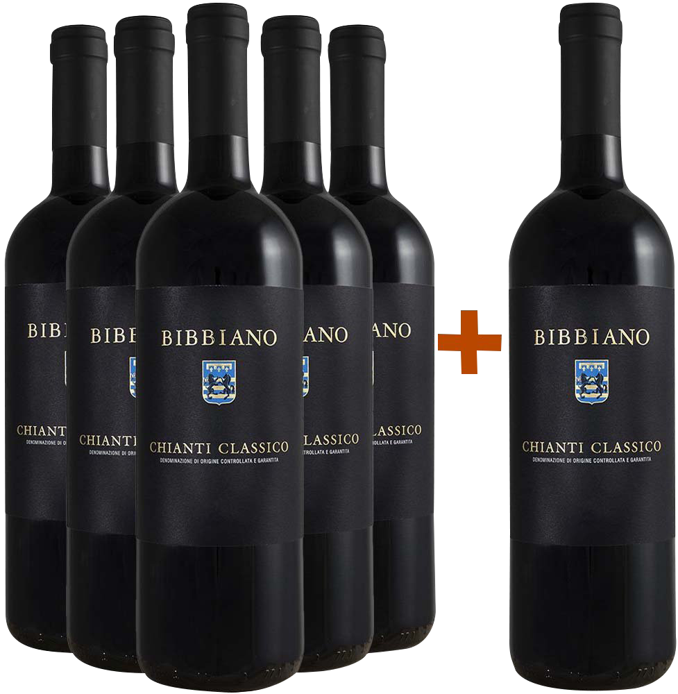 5+1 Paket Bibbiano Chianti Classico DOCG BIO
