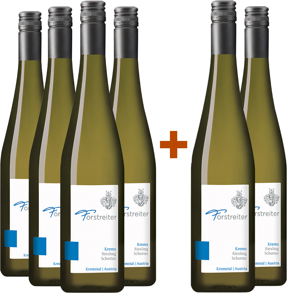 4+2 Paket Riesling Schotter Kremstal DAC 4+2 Paket Riesling Schotter Kremstal DAC