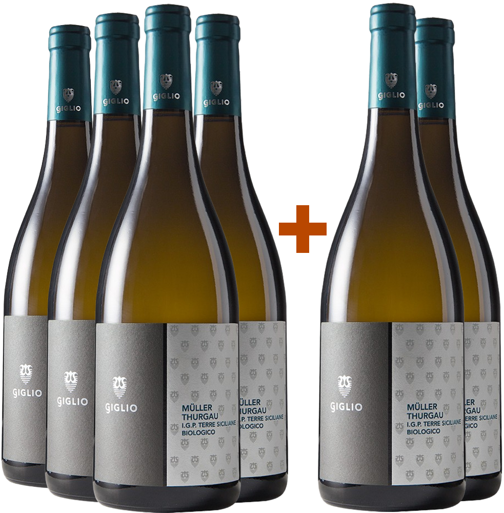 4+2 Paket Giglio Müller Thurgau IGP BIO BIO 4+2 Paket Giglio Müller Thurgau IGP BIO BIO
