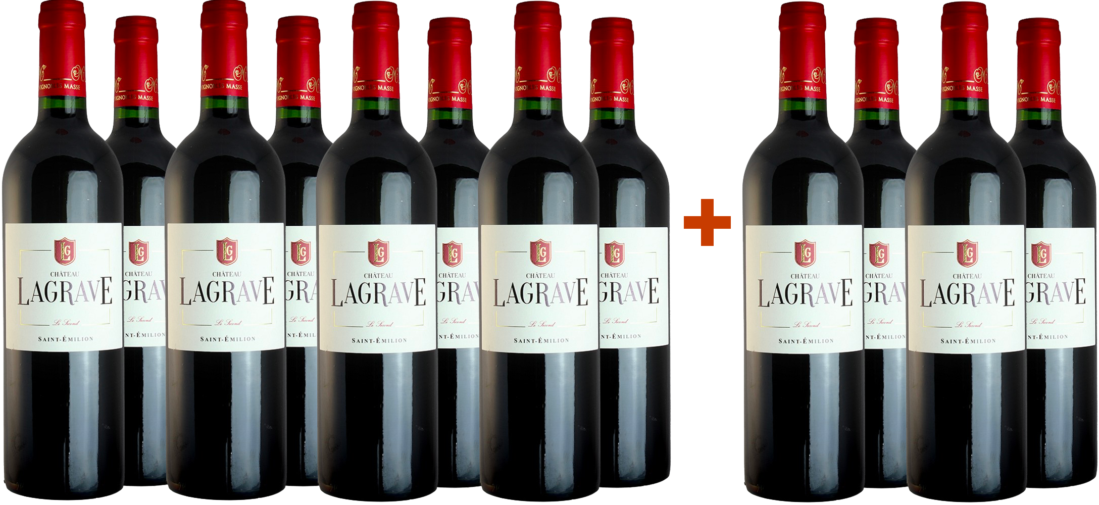 8+4 Paket Château Lagrave Le Second Saint Emilion AOP
