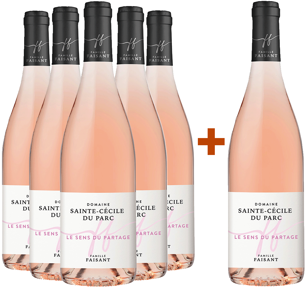 5+1 Paket Rosé "Le sens du partage"