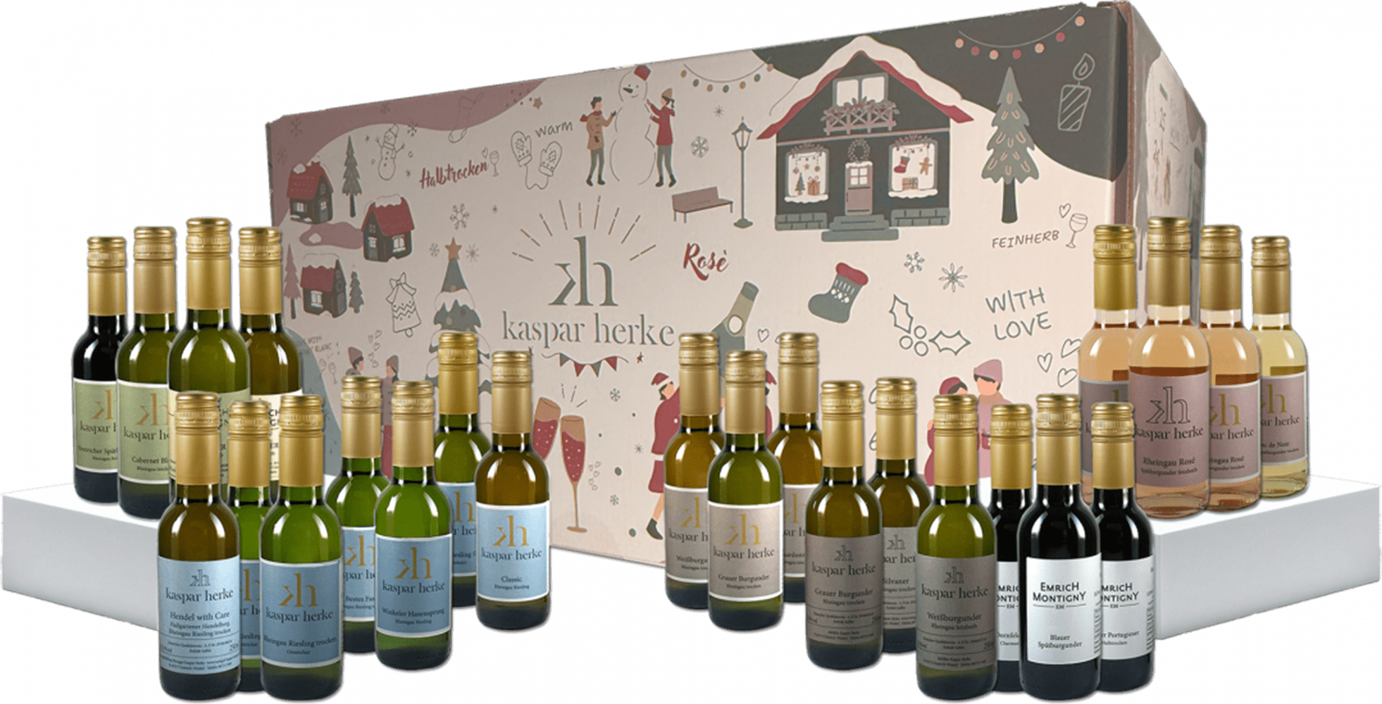 Adventskalender mit 24 Weinen 0,33 L Adventskalender mit 24 Weinen 0,33 L