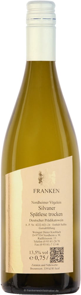 2023 Silvaner Spätlese
