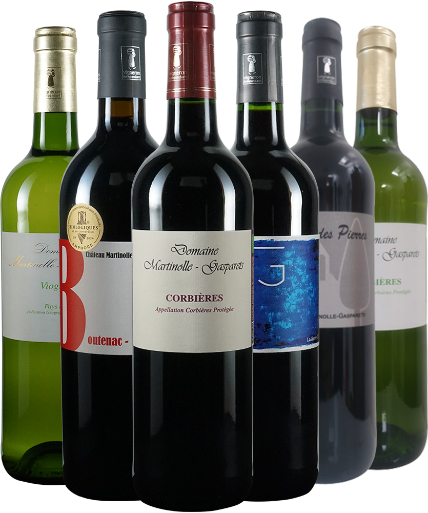 Domaine Martinolle-Gasparets Kennenlern-Paket BIO Domaine Martinolle-Gasparets Kennenlern-Paket BIO