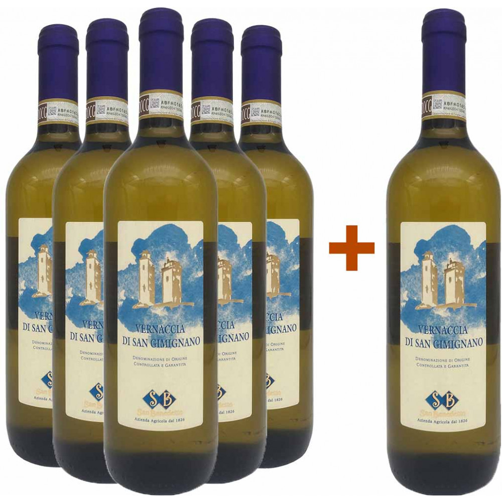 5+1 Paket Vernaccia di San Gimignano DOCG 5+1 Paket Vernaccia di San Gimignano DOCG
