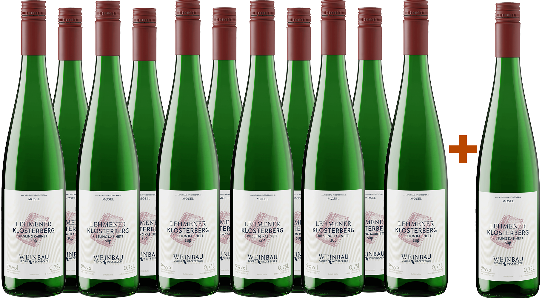 11+1 Lehmener Klosterberg Riesling Kabinett süß