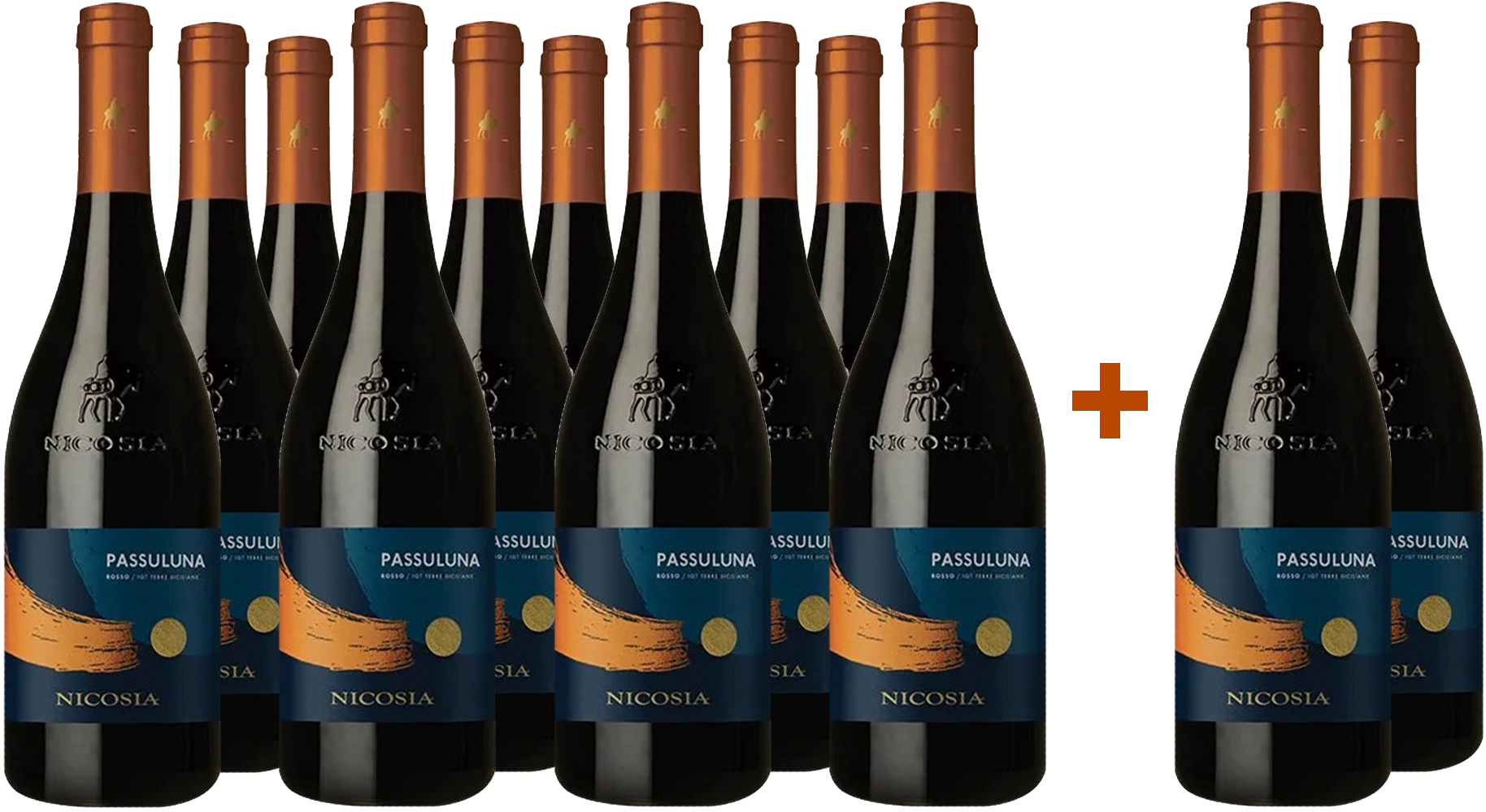 10+2 Paket Passuluna Rosso Terre Siciliane IGP 10+2 Paket Passuluna Rosso Terre Siciliane IGP