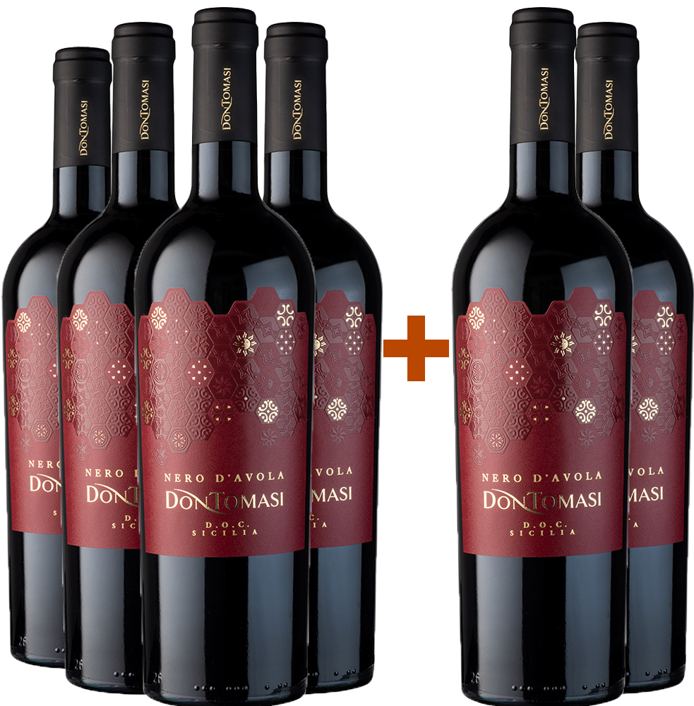 4+2 Paket Nero d’Avola Sicilia DOC 4+2 Paket Nero d’Avola Sicilia DOC