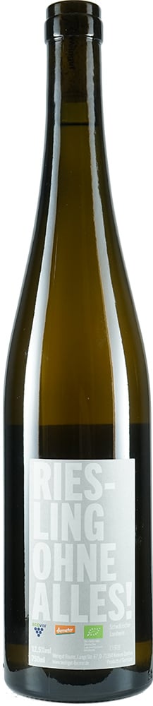 2018 NOTHING Riesling Ohne Alles BIO