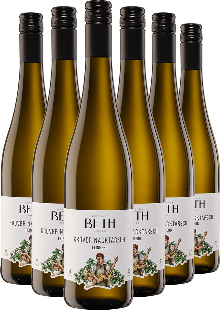 6er Paket Kröver Nacktarsch feinherb
