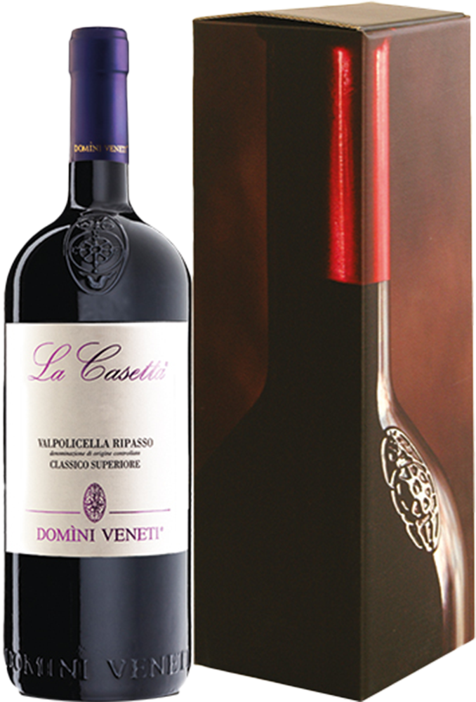 2019 La Casetta Ripasso Valpolicella Classico DOC "Holzkiste" 1,5 L 2019 La Casetta Ripasso Valpolicella Classico DOC "Holzkiste" 1,5 L