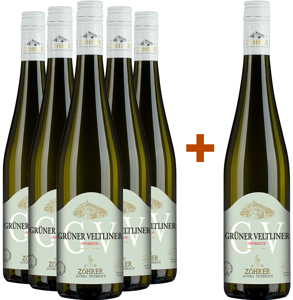5+1 Paket ÖSTERREICH Grüner Veltliner