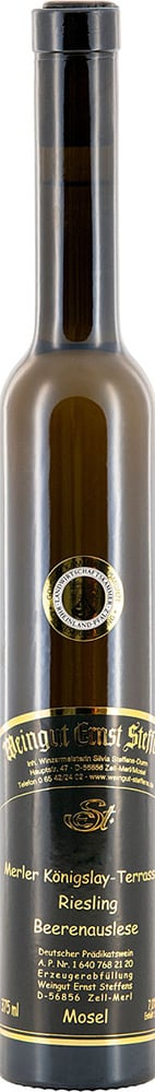 2019 Merler Königlay-Terrassen Riesling Beerenauslese Sonderflasche 0,375 L 2019 Merler Königlay-Terrassen Riesling Beerenauslese Sonderflasche 0,375 L