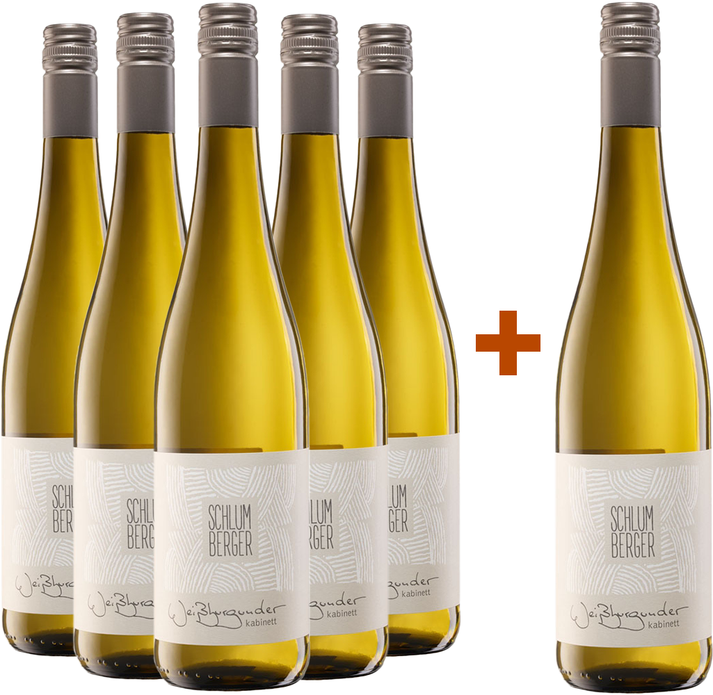 5+1 Paket Weißburgunder trocken