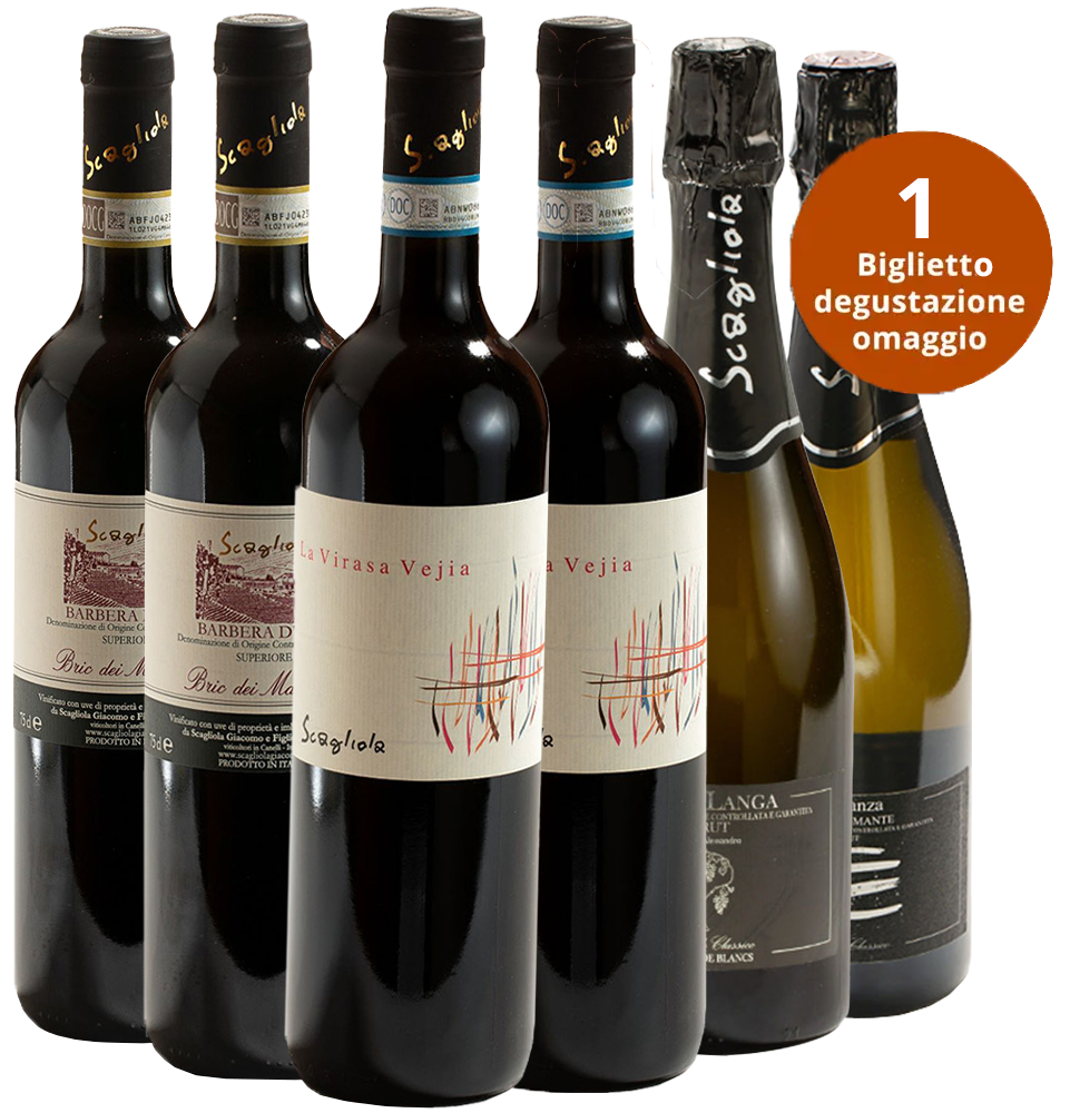 Scagliola Giacomo Kennenlern-Paket + 1 Ticket Kellereibesichtigung Scagliola Giacomo Kennenlern-Paket + 1 Ticket Kellereibesichtigung