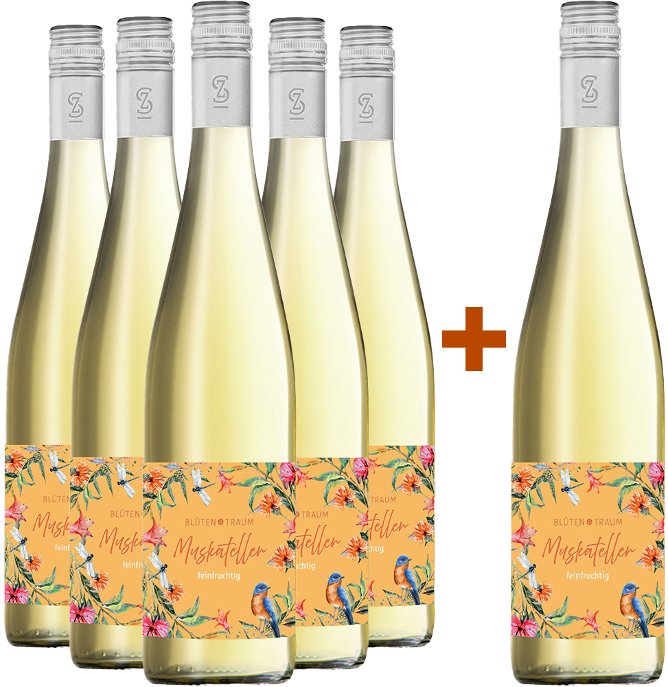 5+1 Paket Blütentraum Muskateller 5+1 Paket Blütentraum Muskateller