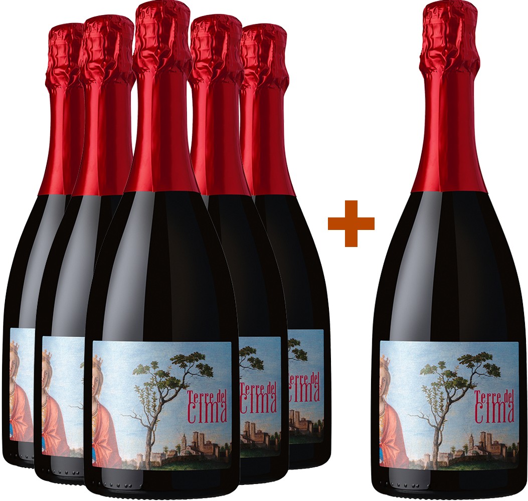 5+1 Paket Terre del Cima Conegliano Valdobbiadene Prosecco Superiore DOCG