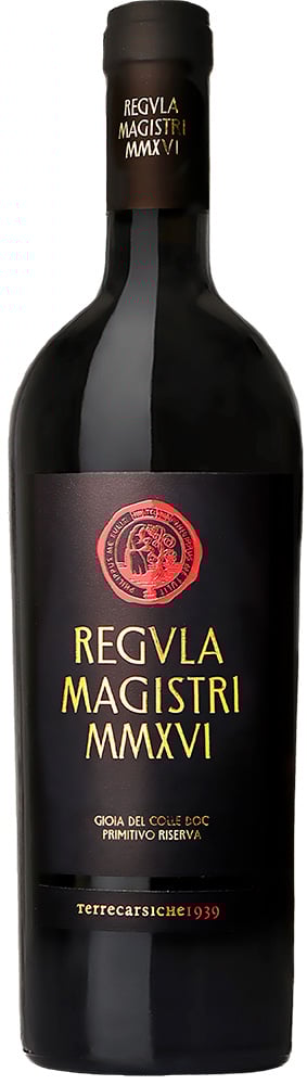 2017 Regula Magistri Primitivo Gioia del Colle Riserva DOC 2017 Regula Magistri Primitivo Gioia del Colle Riserva DOC