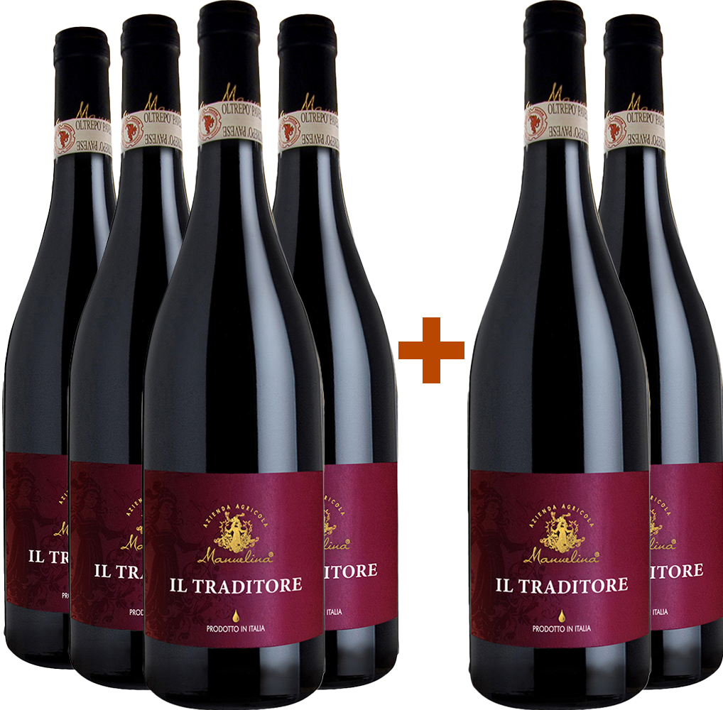 4+2 Paket Il Traditore Sangue Di Giuda Oltrepó Pavese DOC