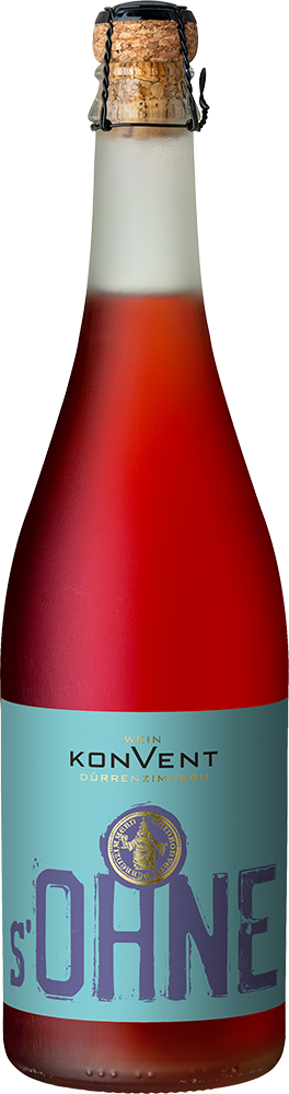 s`Ohne rot schäumendes alkoholfreies Getränk