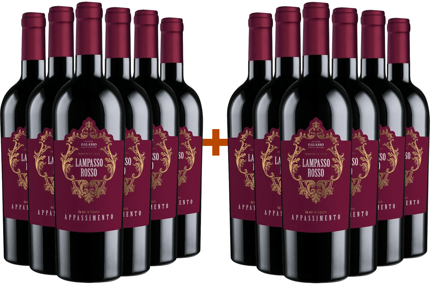 3+3 Paket Lampasso Rosso Montepulciano